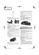 Предварительный просмотр 14 страницы Hitachi CG 10DL Handling Instructions Manual