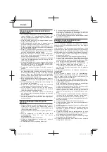 Предварительный просмотр 20 страницы Hitachi CG 10DL Handling Instructions Manual