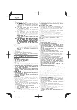 Предварительный просмотр 14 страницы Hitachi CG 14DSDL Handling Instructions Manual