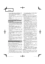 Предварительный просмотр 28 страницы Hitachi CG 14DSDL Handling Instructions Manual