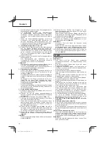 Предварительный просмотр 34 страницы Hitachi CG 14DSDL Handling Instructions Manual