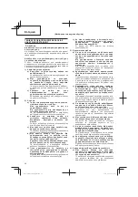 Предварительный просмотр 38 страницы Hitachi CG 14DSDL Handling Instructions Manual