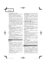 Предварительный просмотр 48 страницы Hitachi CG 14DSDL Handling Instructions Manual