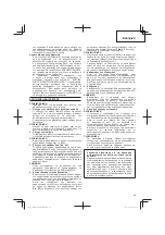 Предварительный просмотр 49 страницы Hitachi CG 14DSDL Handling Instructions Manual