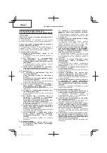 Предварительный просмотр 66 страницы Hitachi CG 14DSDL Handling Instructions Manual