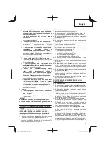 Предварительный просмотр 67 страницы Hitachi CG 14DSDL Handling Instructions Manual