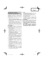 Предварительный просмотр 69 страницы Hitachi CG 14DSDL Handling Instructions Manual