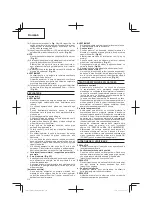 Предварительный просмотр 112 страницы Hitachi CG 14DSDL Handling Instructions Manual