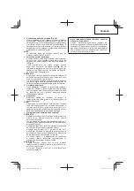 Предварительный просмотр 113 страницы Hitachi CG 14DSDL Handling Instructions Manual