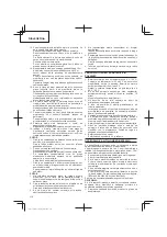 Предварительный просмотр 118 страницы Hitachi CG 14DSDL Handling Instructions Manual