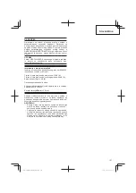 Предварительный просмотр 127 страницы Hitachi CG 14DSDL Handling Instructions Manual