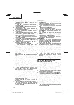 Предварительный просмотр 130 страницы Hitachi CG 14DSDL Handling Instructions Manual