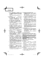 Предварительный просмотр 142 страницы Hitachi CG 14DSDL Handling Instructions Manual