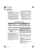 Предварительный просмотр 8 страницы Hitachi CG 18DSDL Safety Instructions And Instruction Manual