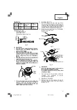 Предварительный просмотр 17 страницы Hitachi CG 18DSDL Safety Instructions And Instruction Manual