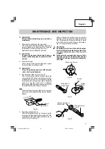 Предварительный просмотр 21 страницы Hitachi CG 18DSDL Safety Instructions And Instruction Manual