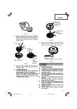 Предварительный просмотр 43 страницы Hitachi CG 18DSDL Safety Instructions And Instruction Manual