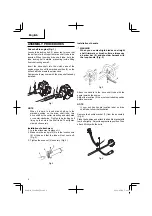 Предварительный просмотр 8 страницы Hitachi CG 22 EAD (SL) Safety Instructions And Instruction Manual