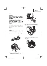 Preview for 13 page of Hitachi CG 22 EAD (SL) Safety Instructions And Instruction Manual