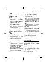 Preview for 11 page of Hitachi CG 22EAB (L) Handling Instructions Manual