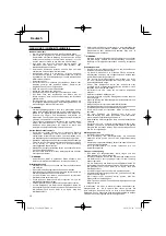 Preview for 16 page of Hitachi CG 22EAB (L) Handling Instructions Manual