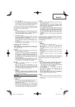 Preview for 19 page of Hitachi CG 22EAB (L) Handling Instructions Manual