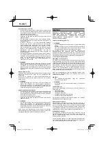 Preview for 20 page of Hitachi CG 22EAB (L) Handling Instructions Manual