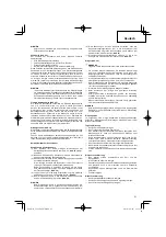 Preview for 21 page of Hitachi CG 22EAB (L) Handling Instructions Manual