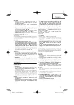 Preview for 27 page of Hitachi CG 22EAB (L) Handling Instructions Manual