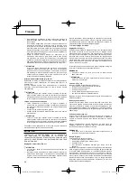 Preview for 28 page of Hitachi CG 22EAB (L) Handling Instructions Manual