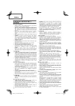 Preview for 32 page of Hitachi CG 22EAB (L) Handling Instructions Manual