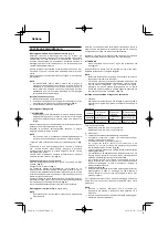 Preview for 34 page of Hitachi CG 22EAB (L) Handling Instructions Manual