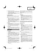 Preview for 35 page of Hitachi CG 22EAB (L) Handling Instructions Manual