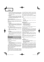 Preview for 36 page of Hitachi CG 22EAB (L) Handling Instructions Manual