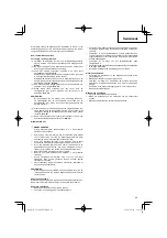 Preview for 45 page of Hitachi CG 22EAB (L) Handling Instructions Manual