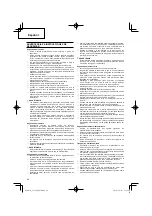 Preview for 48 page of Hitachi CG 22EAB (L) Handling Instructions Manual