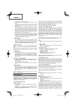 Preview for 52 page of Hitachi CG 22EAB (L) Handling Instructions Manual