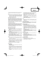 Preview for 53 page of Hitachi CG 22EAB (L) Handling Instructions Manual