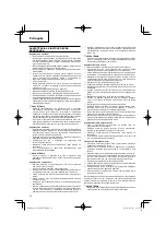 Preview for 56 page of Hitachi CG 22EAB (L) Handling Instructions Manual