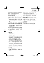 Preview for 61 page of Hitachi CG 22EAB (L) Handling Instructions Manual