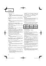 Предварительный просмотр 22 страницы Hitachi CG 22EAB LP Handling Instructions Manual