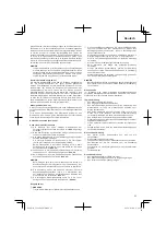 Предварительный просмотр 25 страницы Hitachi CG 22EAB LP Handling Instructions Manual