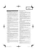 Предварительный просмотр 31 страницы Hitachi CG 22EAB LP Handling Instructions Manual