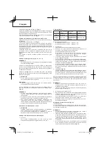 Предварительный просмотр 34 страницы Hitachi CG 22EAB LP Handling Instructions Manual