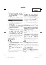 Предварительный просмотр 35 страницы Hitachi CG 22EAB LP Handling Instructions Manual