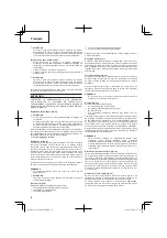 Предварительный просмотр 36 страницы Hitachi CG 22EAB LP Handling Instructions Manual