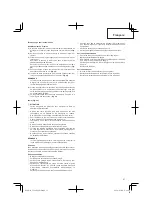 Предварительный просмотр 37 страницы Hitachi CG 22EAB LP Handling Instructions Manual