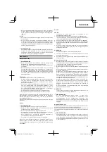 Preview for 59 page of Hitachi CG 22EAB LP Handling Instructions Manual