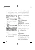 Предварительный просмотр 72 страницы Hitachi CG 22EAB LP Handling Instructions Manual