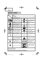 Предварительный просмотр 2 страницы Hitachi CG 22EAP2 (SL) Safety Instructions And Instruction Manual